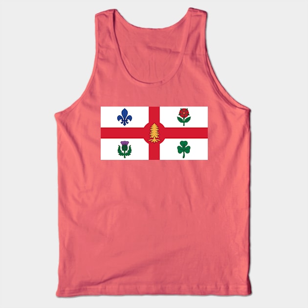 Flag of Montreal, Quebec Tank Top by brigadeiro